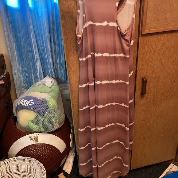 2!! Tie Dye High Low Maxi Dresses - Picture 5 of 7